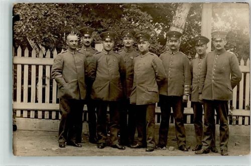 Schildhorn 1917 Gruppe Soldaten in Uniform Ort handschriftlich
