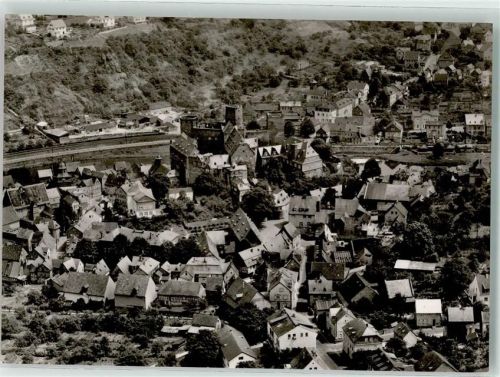 Runkel Fliegeraufnahme Burg Schloss