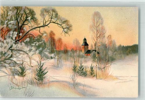 Kirche sign. Brandt Winter