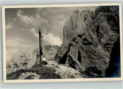 Kirchdorf am Stripsenjoch Gipfelkreuz Hüttenstempel