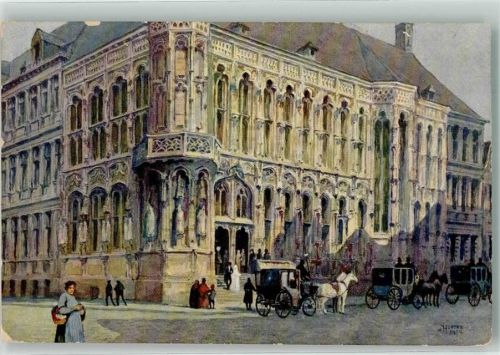Gand sign. Hoecke Rathaus Kutsche