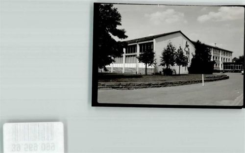 Sinsheim Foto Original aus Archiv eines Ansichtskartenverlags Volksschule Ort handschriftlich