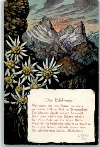 1913 Gedicht von E. Knöpfli