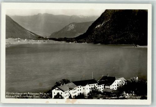 Pertisau Fürstenhaus am Achensee Blick auf die Zillertaler Alpen