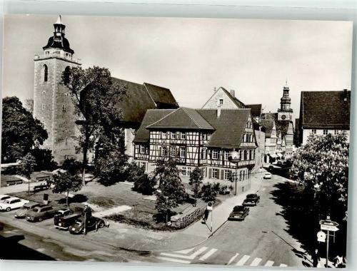 Kirchheim Martinskirche und Rathausturm