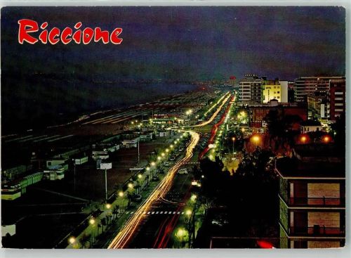 Riccione Kai bei Nacht