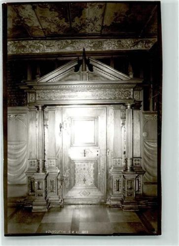 Alsfeld Foto Original aus Archiv eines Ansichtskartenverlags Prunktür Ort handschriftlich