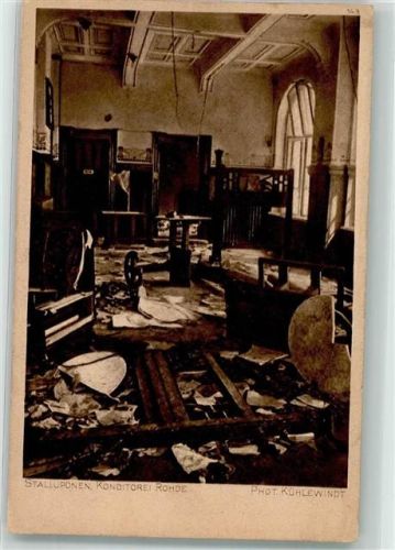 Ebenrode Cafe Rohde Stallupönen Foto Kühlewindt WK I