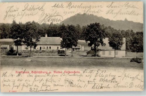 Philippsbourg 1903 Forsthaus Schlossberg Burg Falkenstein