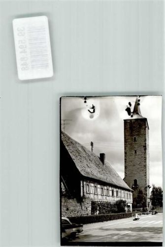Karlstadt Ort handschriftlich Stadttor Foto Original aus Archiv eines Ansichtskartenverlags