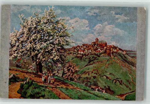Neuleiningen 1918 sign. Schäffer Hedwig Frühling