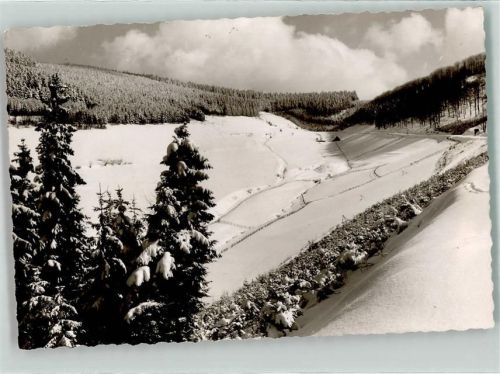 Silbach Winter Schnee Ort handschriftlich