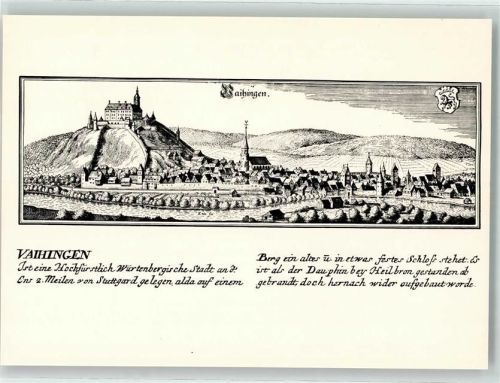 Vaihingen sign. Merian Foto Metz