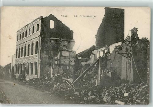 Visè 1915 Feldpost WK I Landsturmbat. Hof Foto AK