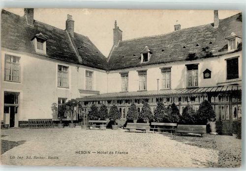 Hesdin Hotel de France Feldpost WK I Nr. 21