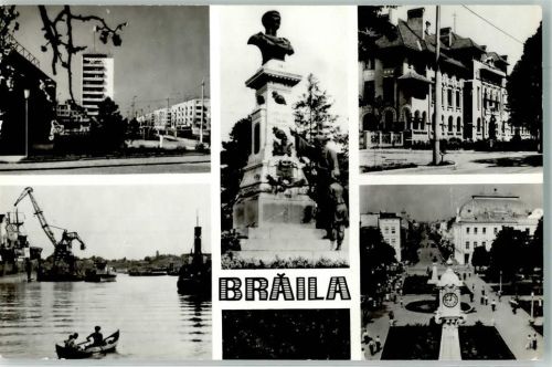 Braila 1969 Denkmal Hafen