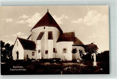 Bornholm Trinks Bildkarte Reihe 402 Bild 12 Osterlarskirche