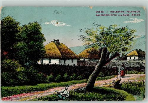 Bauerngehöfte Russland-Polen Feldpost WK I