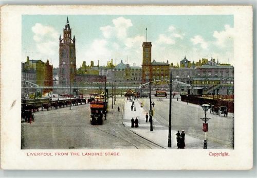 Liverpool Straßenbahn Landig Stage