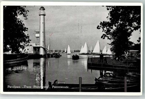 Paterswolde 1957 Leuchtturm Hafen