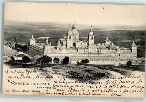 El Escorial 1905 Schloss Real Monasterio de San Lorenzo de El Escorial