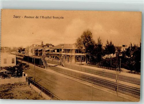 Suez Avenue de l´Hopital Francais Bahnhof Eisenbahn