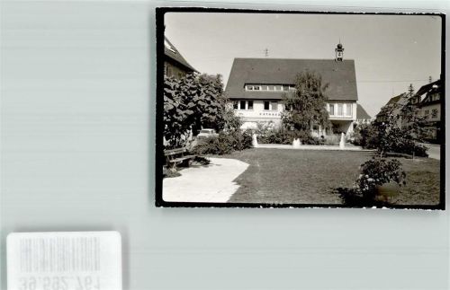 Neuenburg Parkanlage mit Rathaus Foto Original aus Archiv eines Ansichtskartenverlags Ort handschriftlich