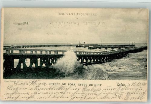 Calais 1899 Hafen