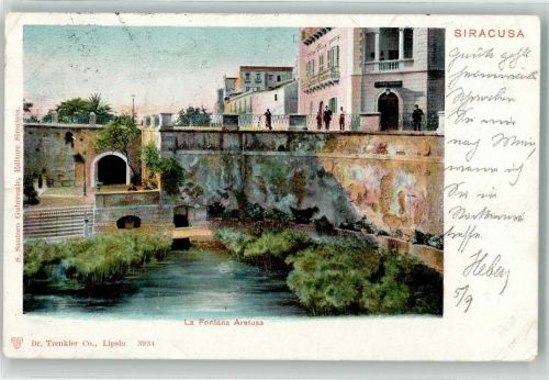 Siracusa 1902 La Fantana Arestusa