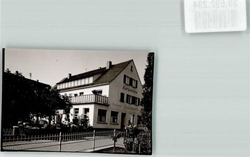Bad Bocklet Foto Original aus Archiv eines Ansichtskartenverlags Pension Gasthaus Laudensack Ort handschriftlich