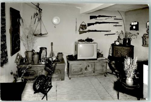 Morlesau Ort handschriftlich Spinnrad Foto Original aus Archiv eines Ansichtskartenverlags