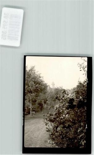 Gerstetten Turm Garten Park Ort handschriftlich Foto Original aus Archiv eines Ansichtskartenverlags
