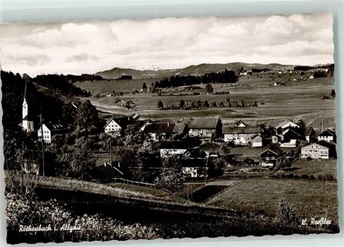 Röthenbach Kirche Roeßler Foto Original aus Archiv eines Ansichtskartenverlags