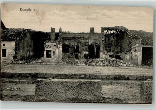 Dompierre 1916 Feldpost WK I 19.Ers.Div.