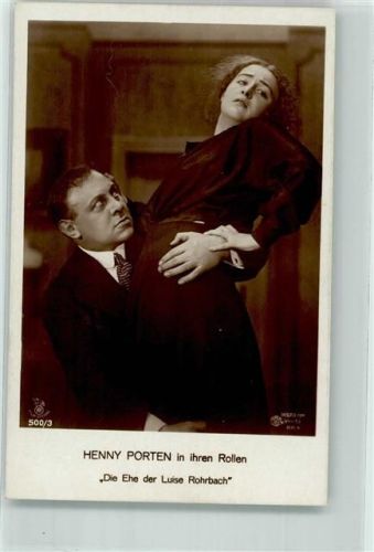 Henry Porten in Ihren Rollen Die Ehe der Luise Rohrbach Messter Film Nr. 500/3
