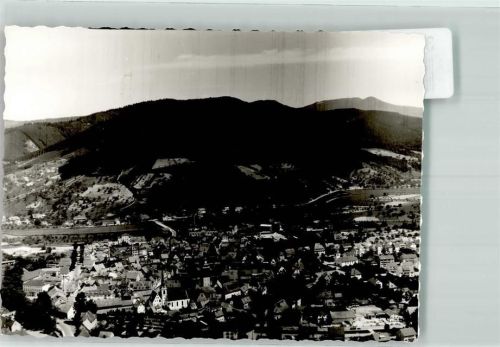Haslach Blick auf die Stadt Kirche Ort handschriftlich Foto Original aus Archiv eines Ansichtskartenverlags