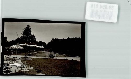 Weiler-Simmerberg Schwimmbad Ort handschriftlich Foto Original aus Archiv eines Ansichtskartenverlags