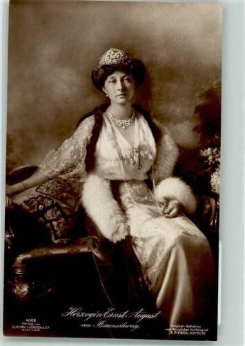 Braunschweig 1916 Victoria Luise Herzogin Ernst August von Braunschweig Fotograf Bieber Feldpost WK I Bielefeld