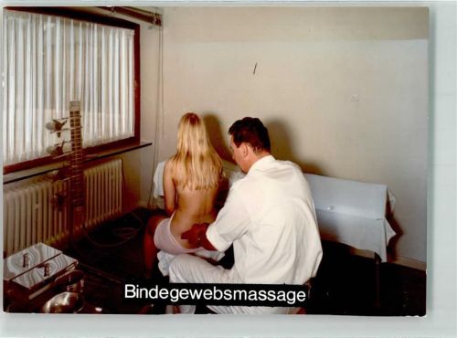 Nunkirchen Bindegewebsmassage Kurheim Ort handschriftlich Foto Original aus Archiv eines Ansichtskartenverlags