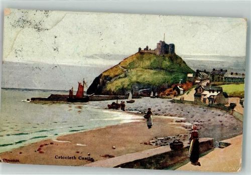 Criccieth 1908 Burg Cricciet Castle