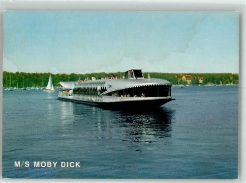 Tegel Passagierschiff MS Moby Dick bevorzugte Anlegestelle Greenwichpromenade Ort lt. Recherche Verlag Andres & Co.