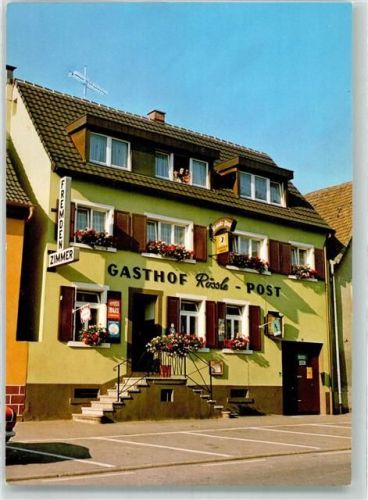 79356 W7837 Eichstetten am Kaiserstuhl - Gasthaus Rössle Post