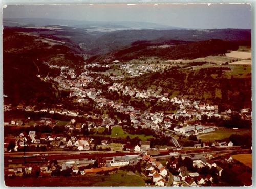 Fischbach Fliegeraufnahme Ort handschriftlich Foto Original aus Archiv eines Ansichtskartenverlags