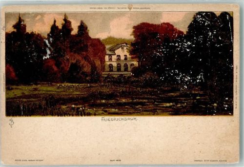 Friedrichsruh 1912 Lithographie