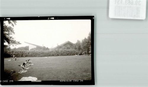 Sindelfingen Badezentrum Schwimmbad Liegewiese Bademode Ort handschriftlich Foto Original aus Archiv eines Ansichtskartenverlags