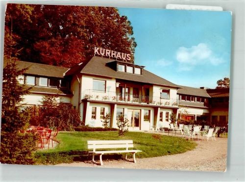Nunkirchen Kurhaus Eichenwald Bank Ort handschriftlich Foto Original aus Archiv eines Ansichtskartenverlags