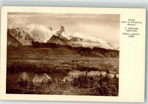 1952 Nature alpestre d´Art et d´Histoire Geneve