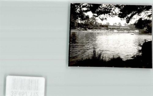 Uffeln Schwimmbad Herthasee Ort handschriftlich Foto Original aus Archiv eines Ansichtkartenverlags