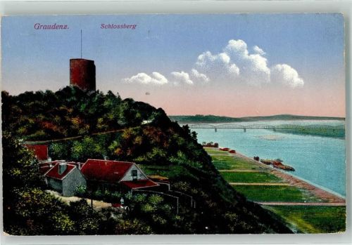 Graudenz 1916 Schlossberg Feldpost WK I