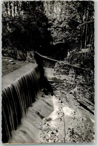 Weiler Partie am Hausbach Rheuma Kurbad Ort handschriftlich Foto Original aus Archiv eines Ansichtskartenverlag